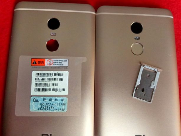 Оригинальные крышки Xiaomi redmi note 4 MTK