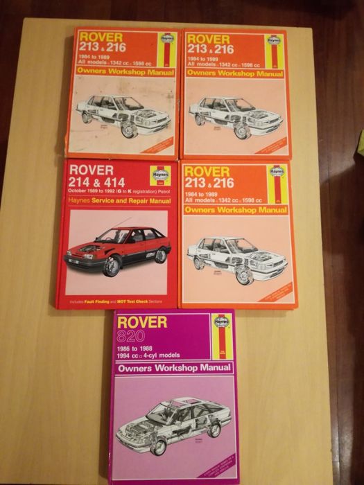 Manuais Técnicos Haynes RTA e Outros - Todas as marcas e modelos