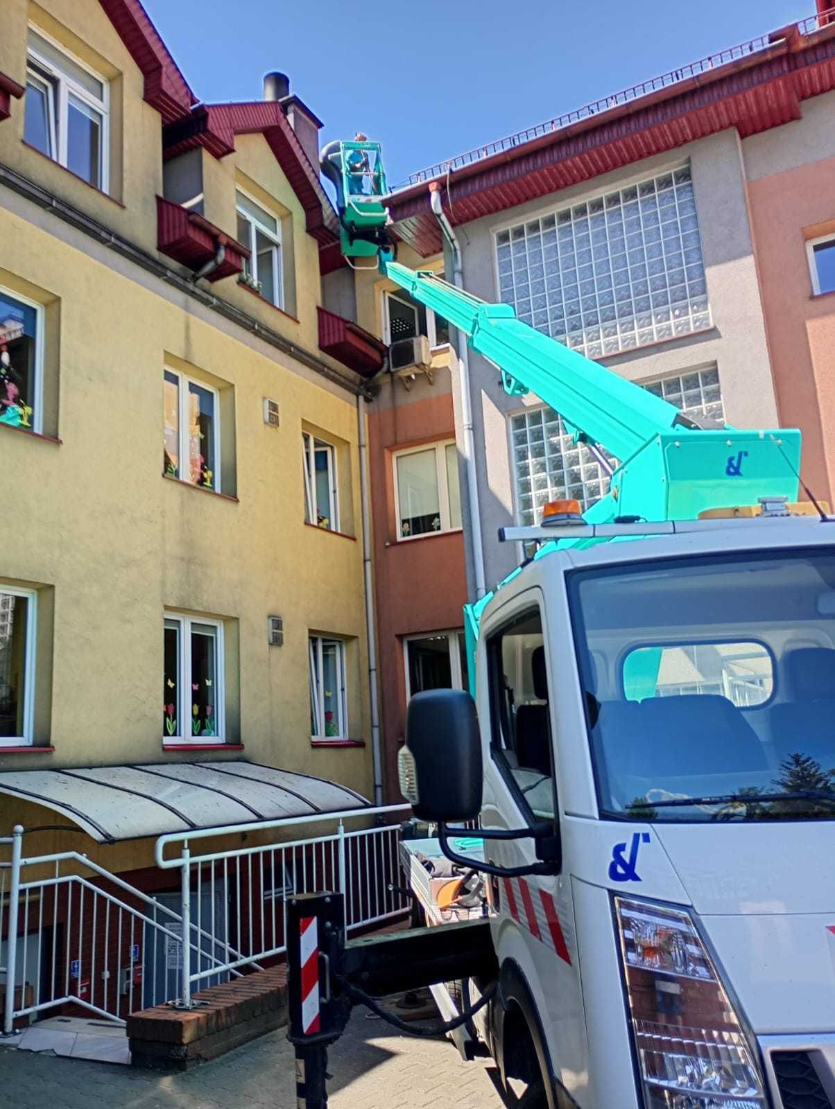 Wynajem podnośnika koszowego 24 m z operatorem – usługi wysokościowe