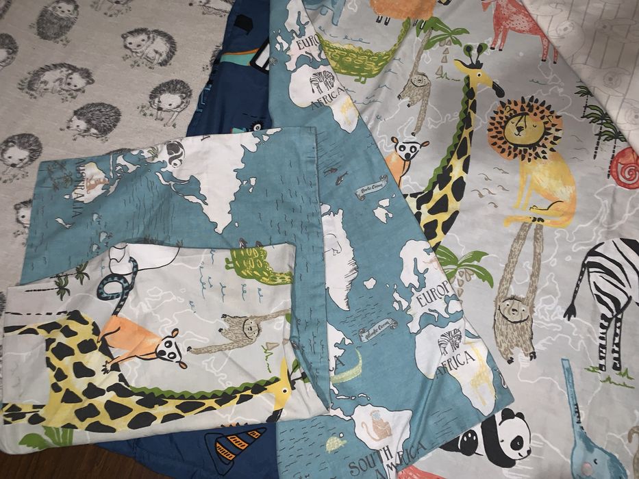 Детское шерстяное одеяло+3 пододеяльника