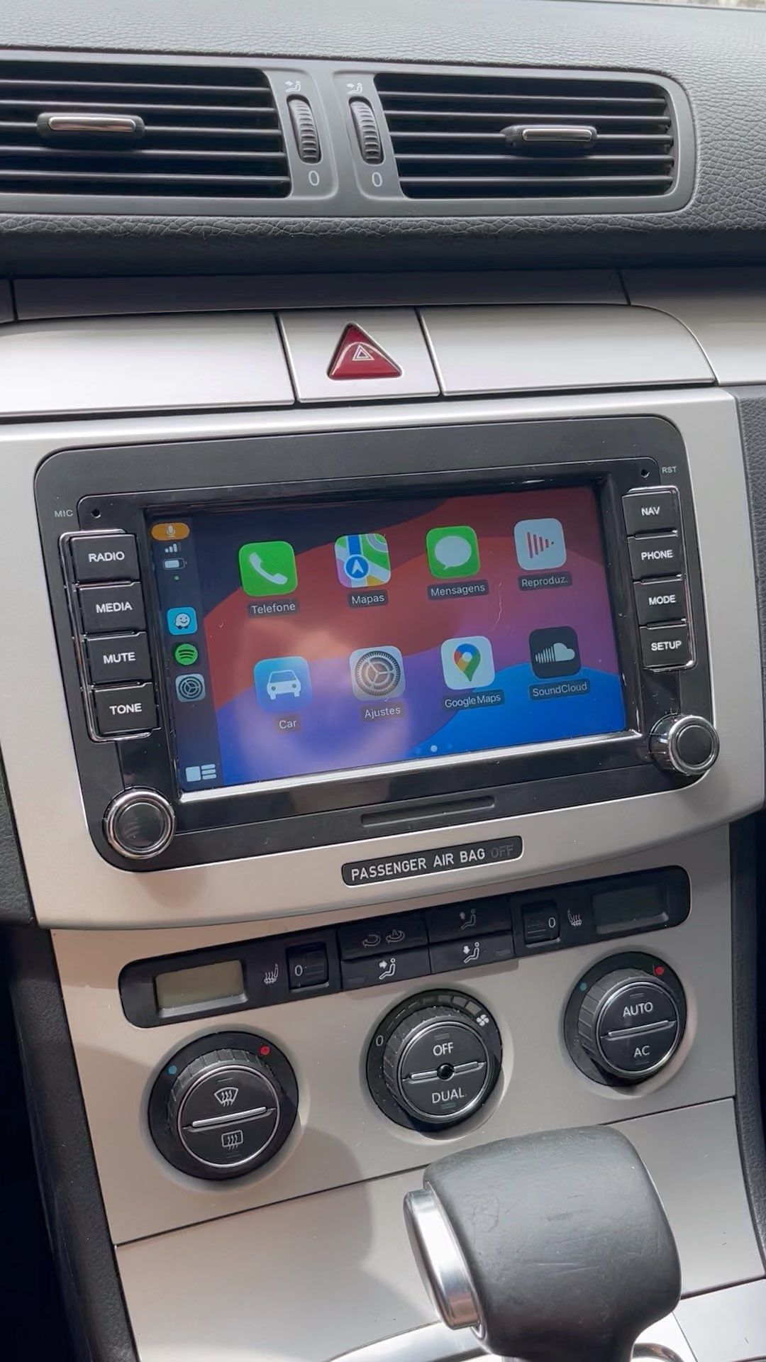 Магнітола штатна: VW Android 12, 2+64 CarPlay Skoda A5, Passat B6, B7