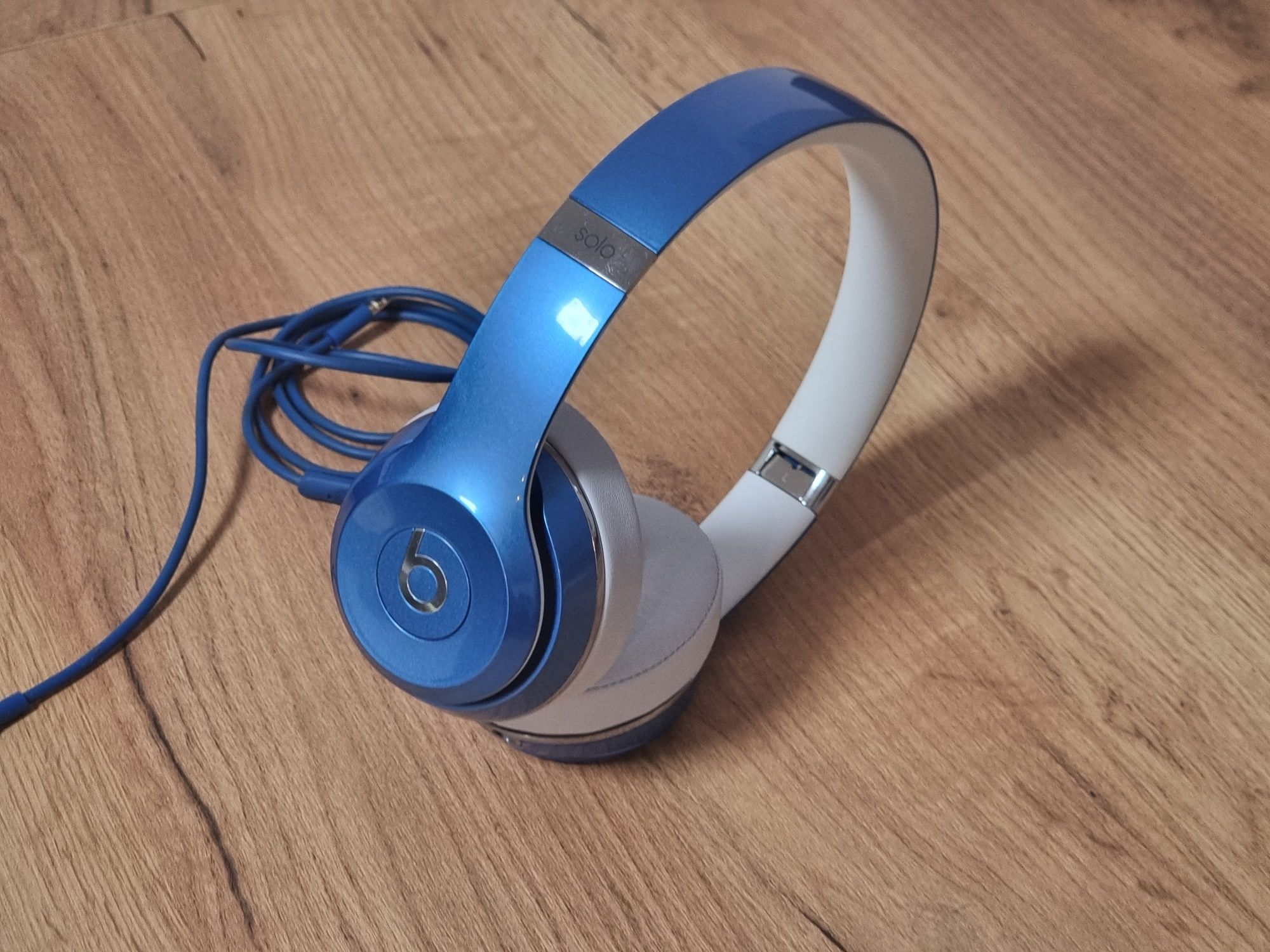 Beats Solo 2 Luxe Blue słuchawki przewodowe by Dr Dre niebieskie