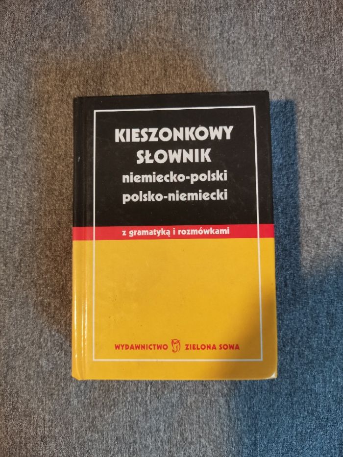 Kieszonkowy słownik niemiecko-polski polsko-niemiecki gramatyka