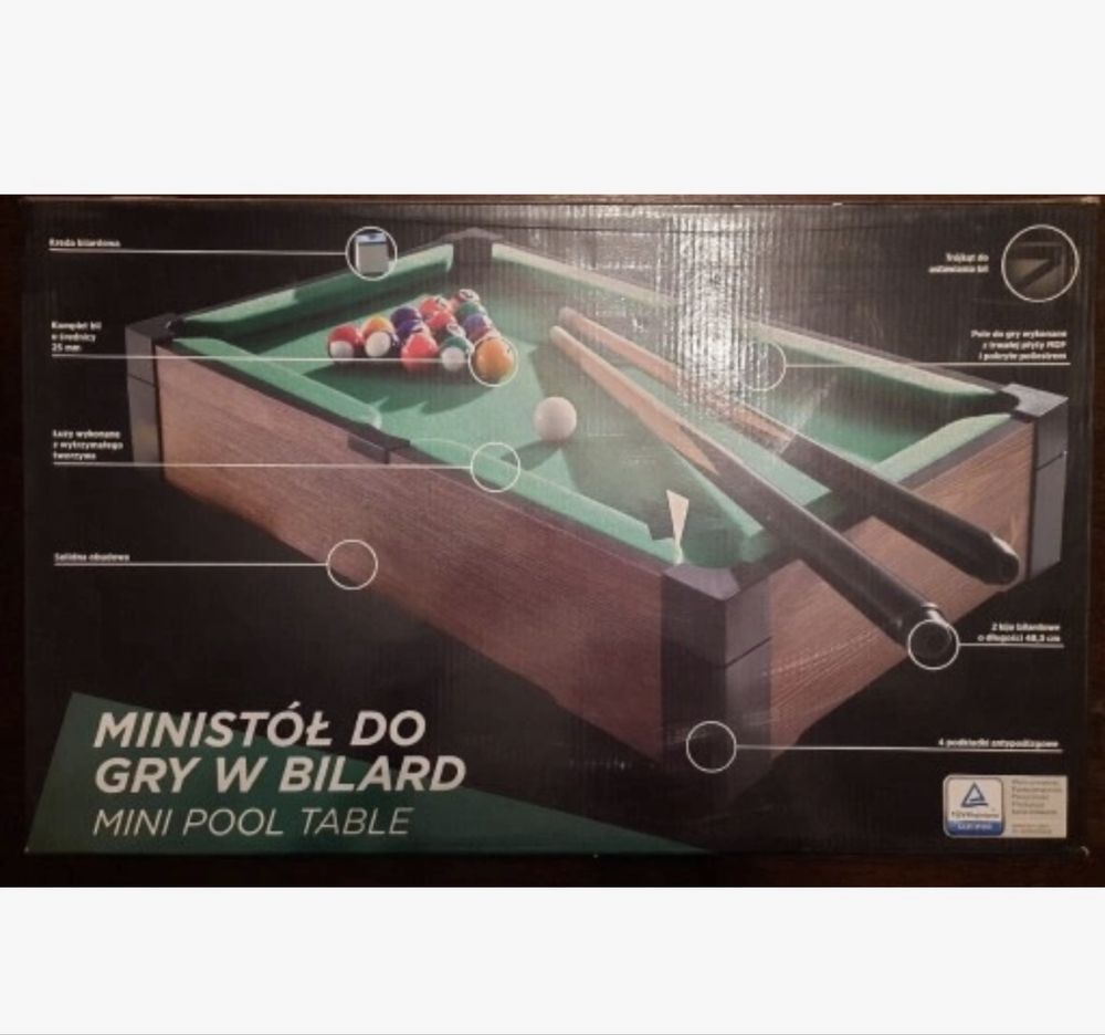 Mini stół do gry w bilard