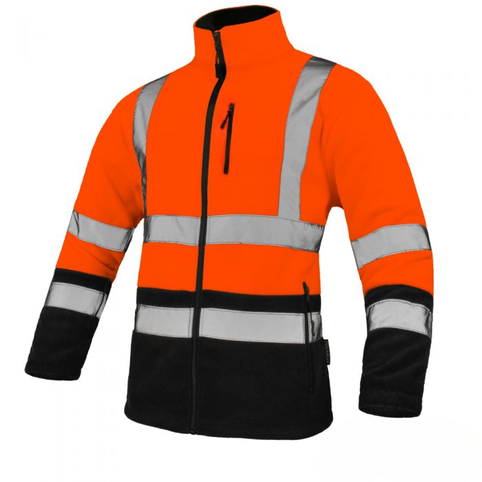 Bluza polarowa. Bluza robocza. Odblaskowa. POLAR ORANGE ROZM XXL