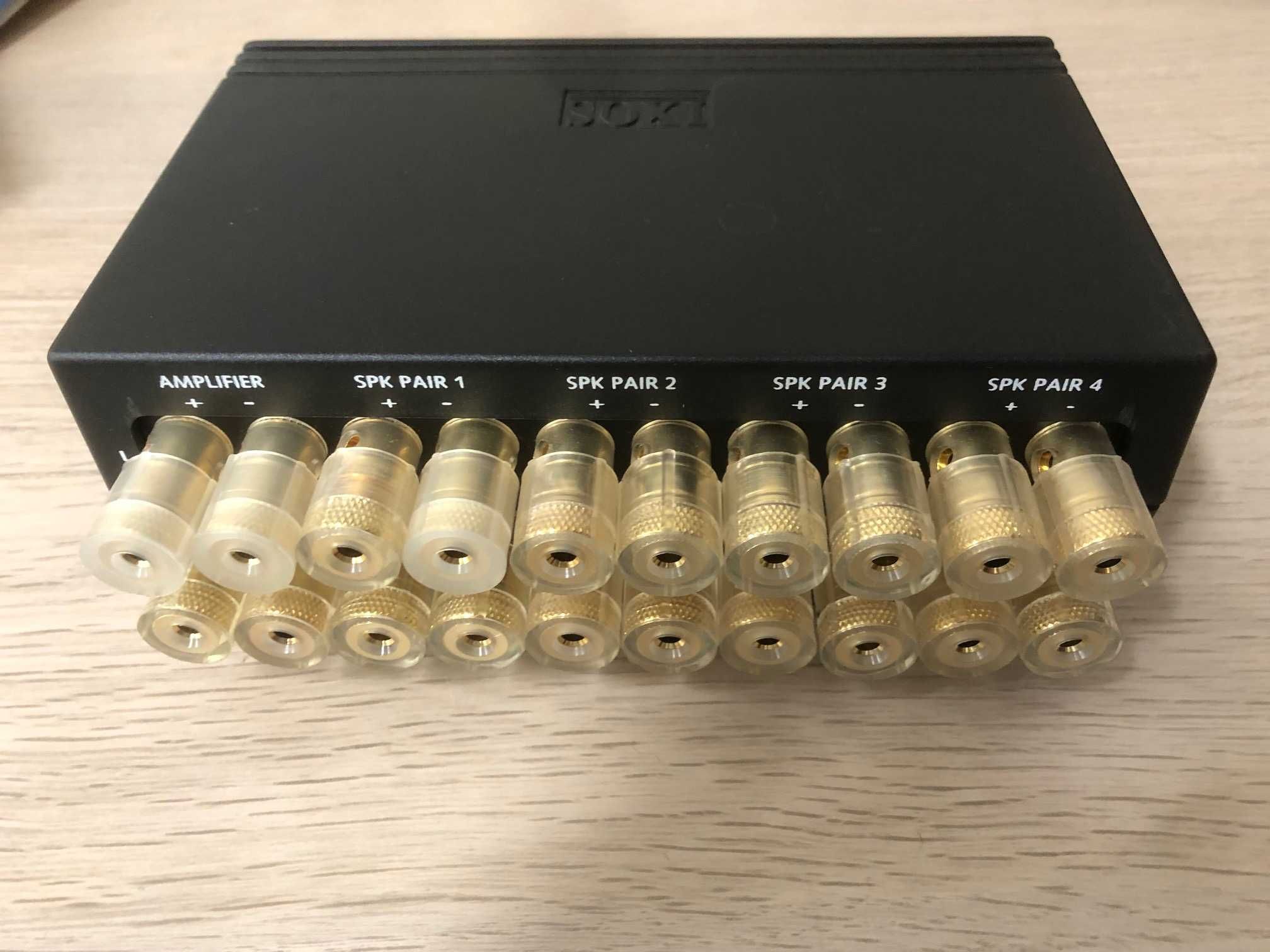 IXUS 404 - 4 Way Speaker Control Unit gold
