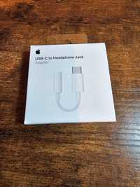 Apple adapter słuchawkowy z USB-C na 3.5 mm MU7E2ZM/A - biały