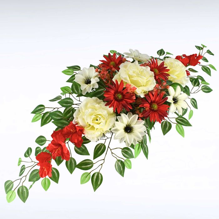 STROIK na cmentarz BUKIET na pomnik Kompozycja ZESTAW KOMPLET na grób