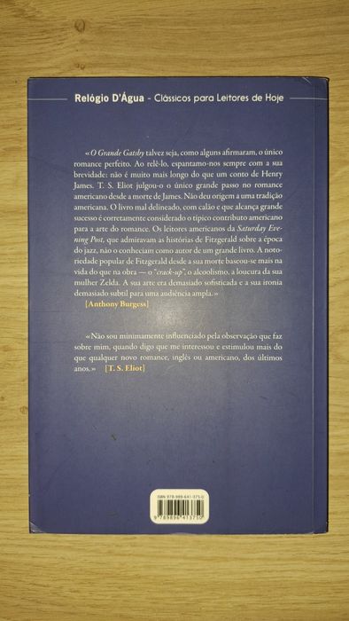 O Grande Gatsby de F. Scott Fitzgerald