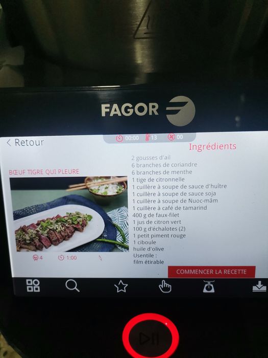 Fagor cozinhar rebot