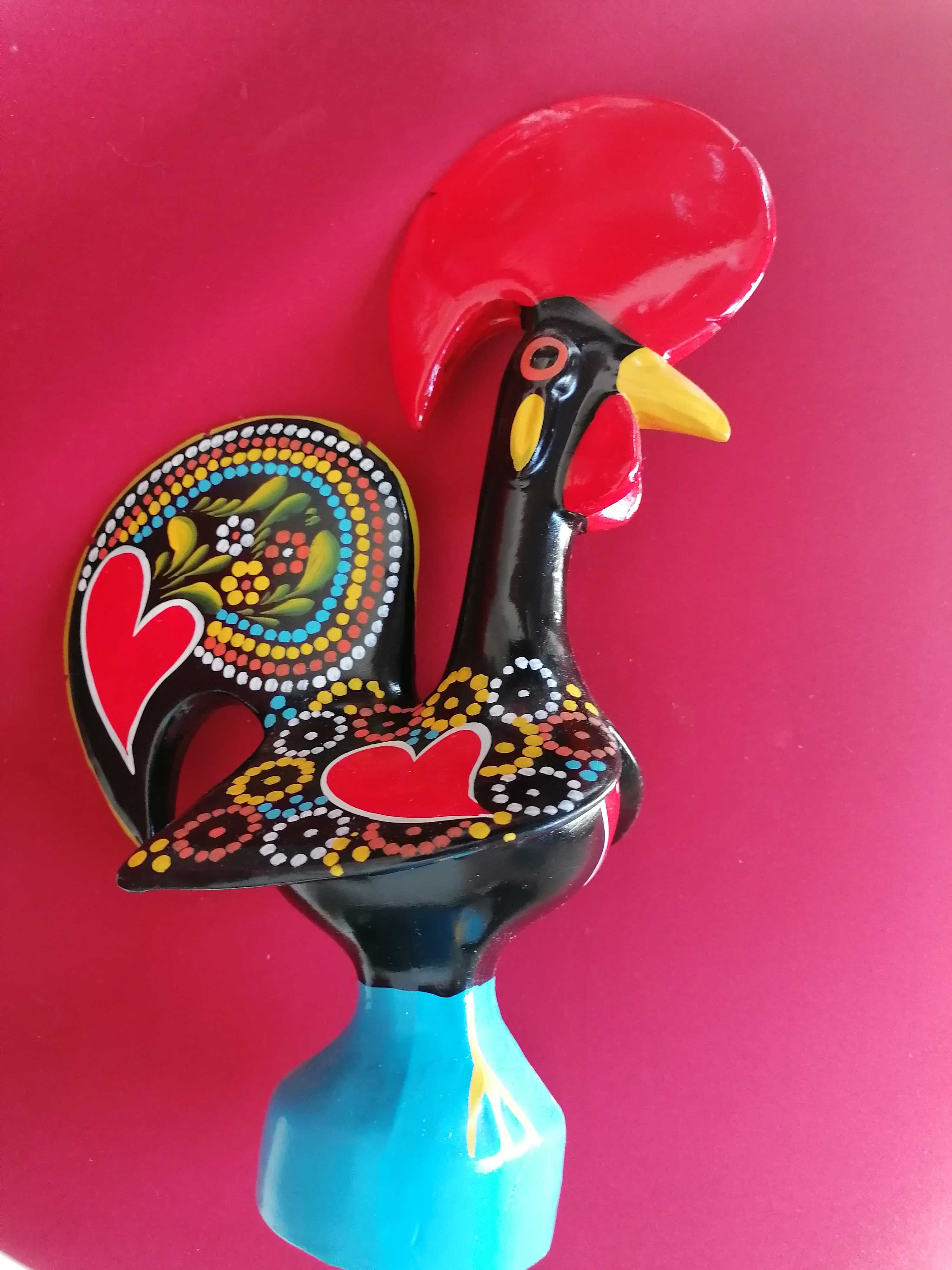 Galo de Barcelos pintada à mão