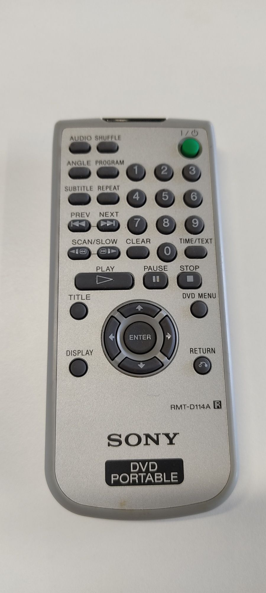 Comando Sony dvd portatil RMT D114A