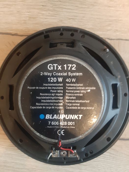 Głośniki samochodowe blaupunkt 120 W
