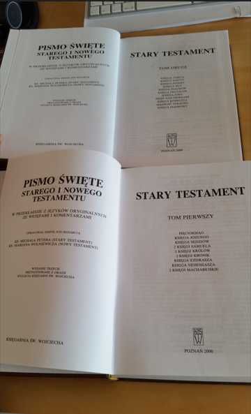 Biblia Poznańska, Pismo Święte, 2000, Księgarnia Św. Wojciecha 4 tomy