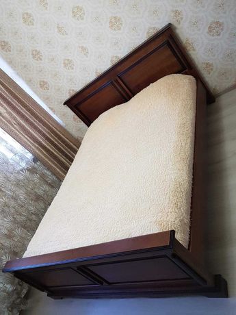 Кровать Двуспальная деревянная с ортопедическим матрасом 1600*2000