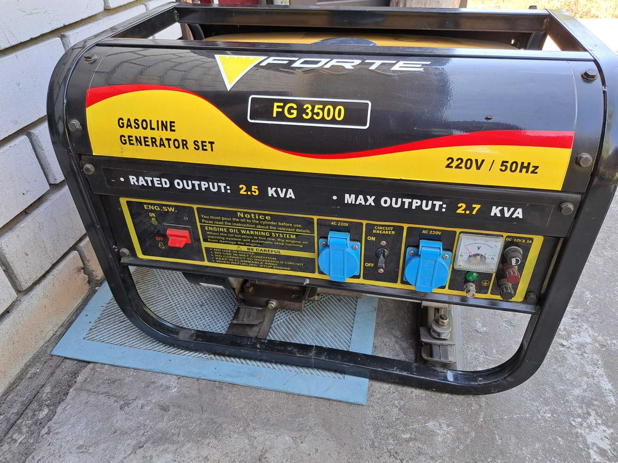 Бензиновый генератор FORTE FG3500