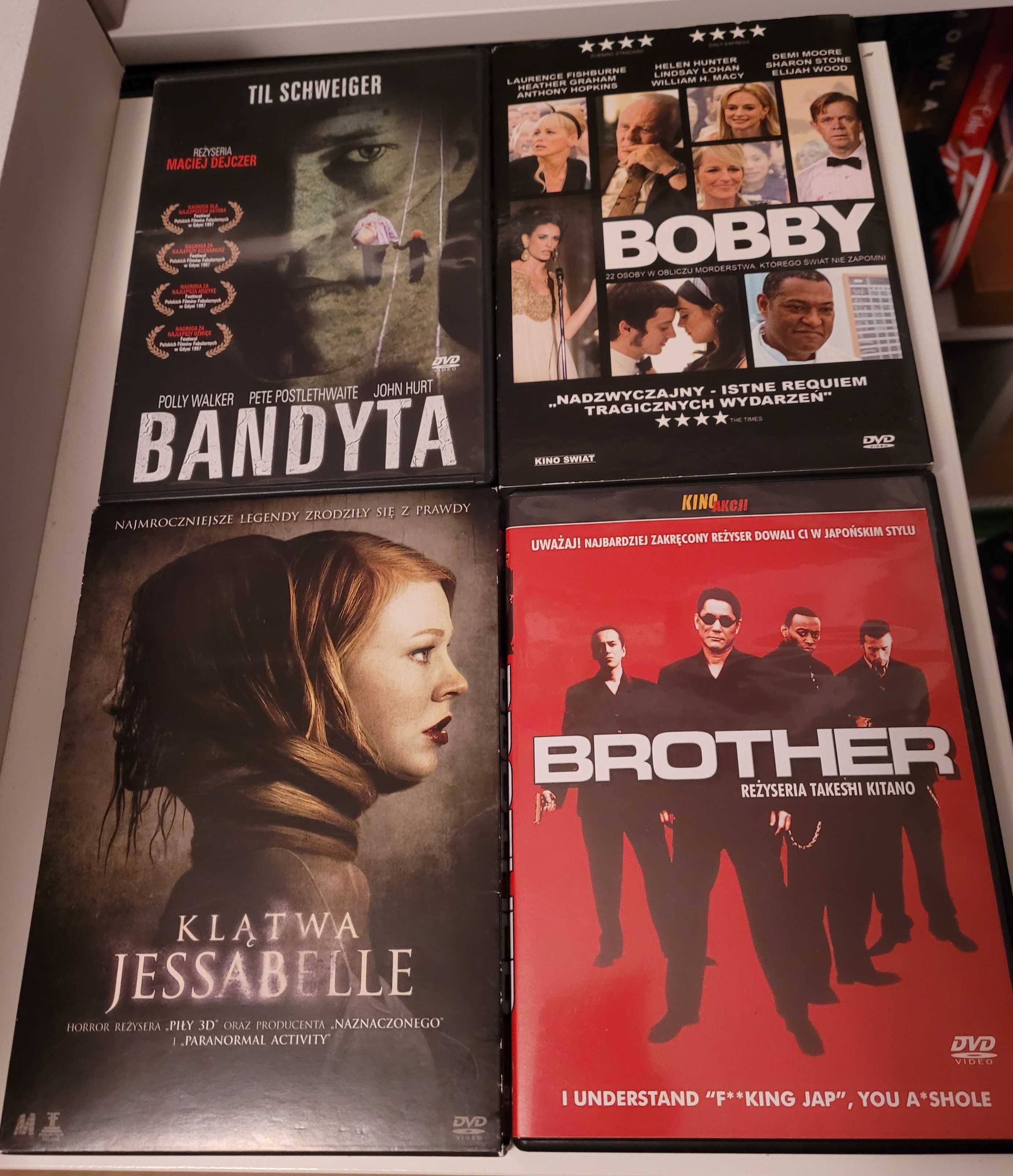 4 filmy na DVD Brother, Bobby, Bandyta, Klątwa Jessabelle
