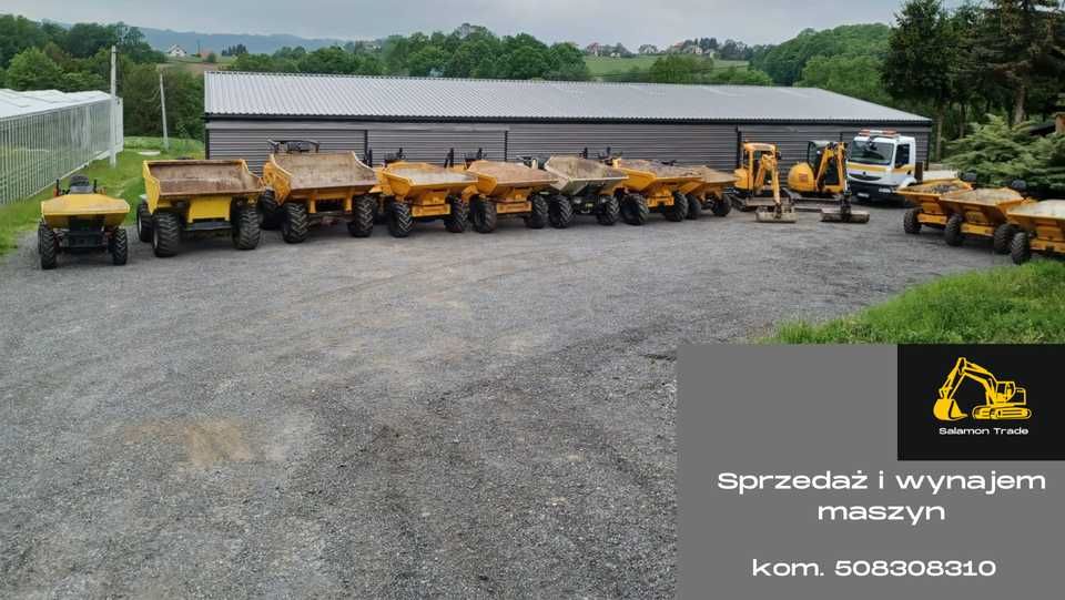 Wynajem wypożyczalnia mini koparka wozidło skoczek zagęszczarka ubijak