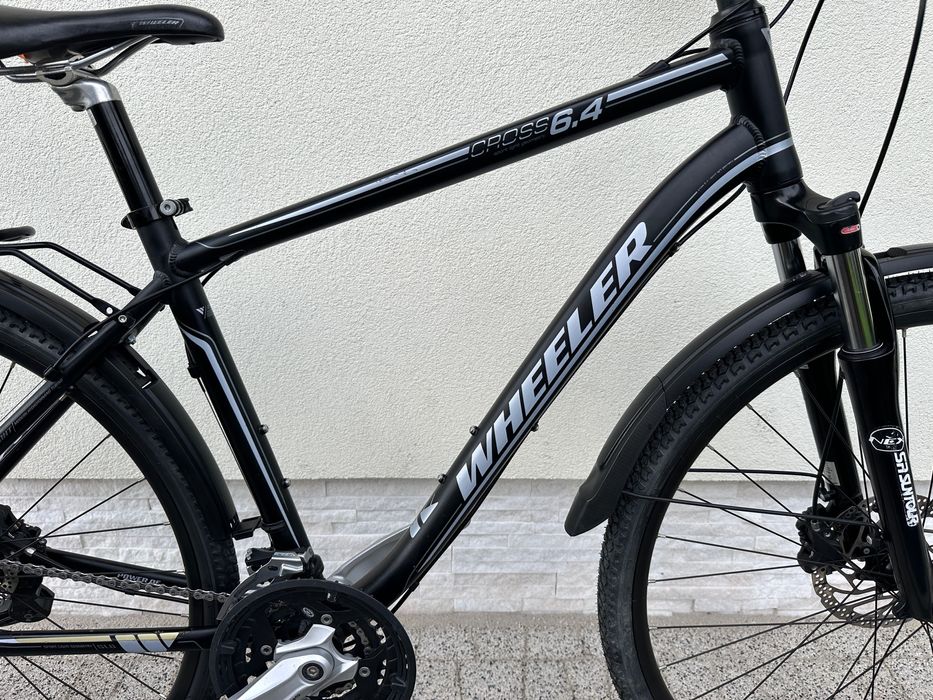 Rower WHEELER - crossowy, koła 28, ham hydrauliczne, Deore, amor