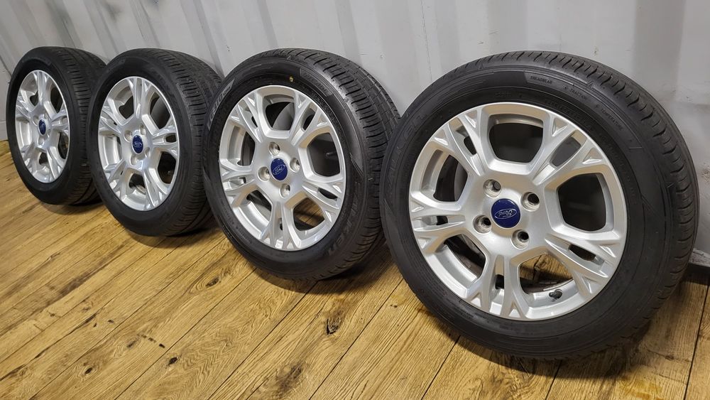 Felgi Ford 15" 4x108 z oponami 195/55 R15 Fiesta MK7 MK6 Ka