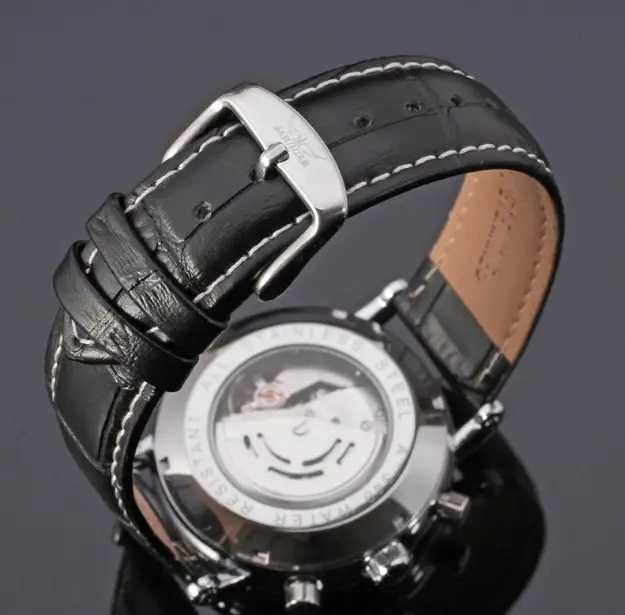 Чоловічий наручний механічний годинник мужские часы новые Jaragar