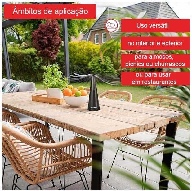 Ventilador repelente de insetos