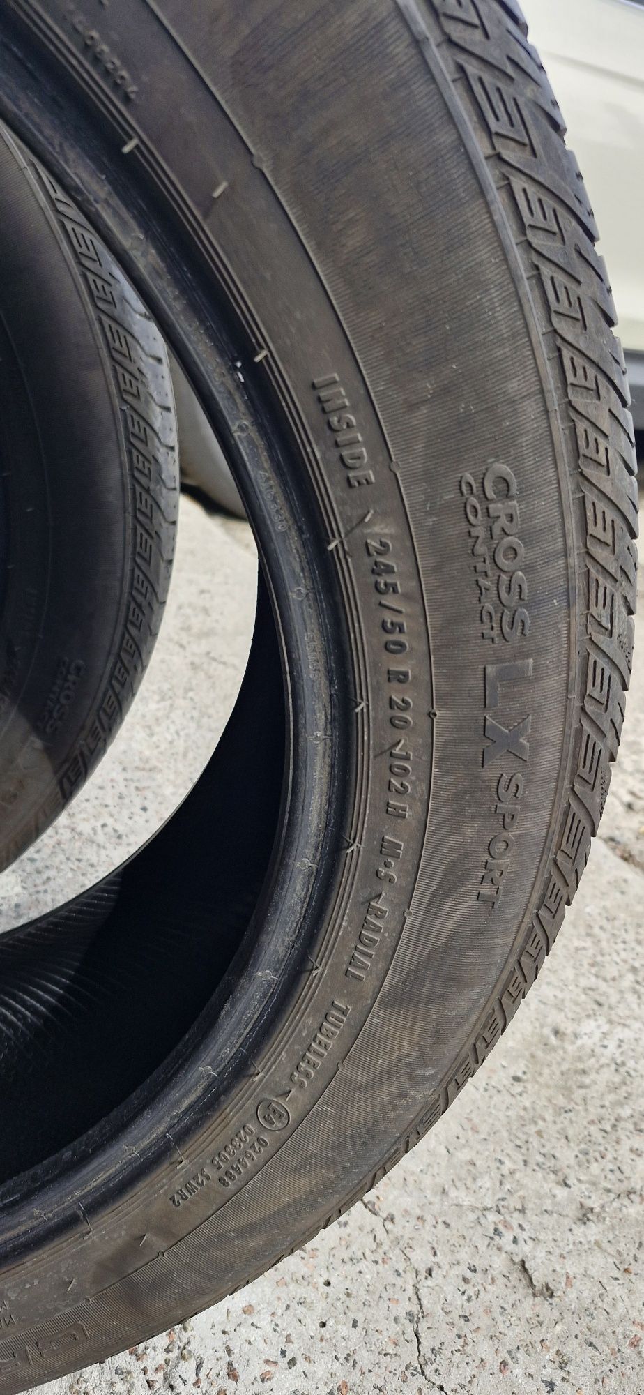 245 50 r20 continental