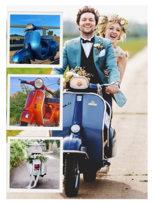 Aluguer de vespas classicas para eventos