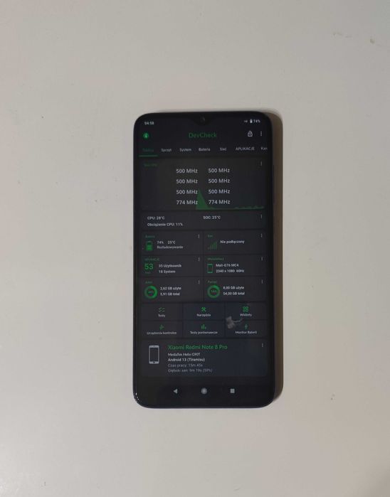 Xiaomi Redmi Note 8 Pro 6/64 6,53" 64MPx 4500mAh dual sim Android 13