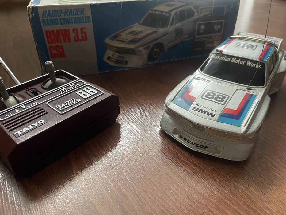 Stara zabawka BMW RC Taiyo japan pudelko prl ddr