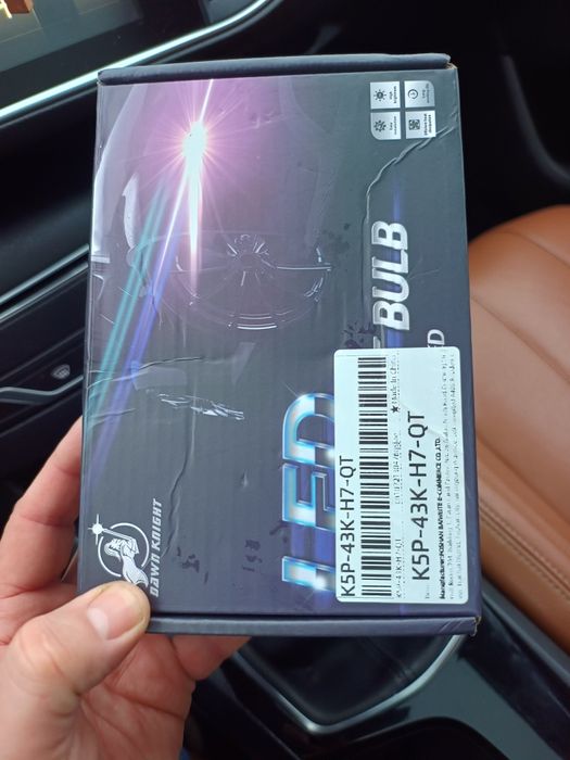 Автомобільні Led лампи DawnKnight K5P-43K-H7-QT