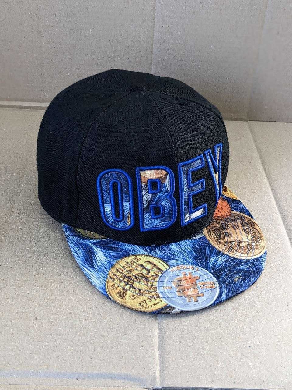 Снепбек Obey Bitcoin Logo snapback кепка бейсболка реперка біткоін