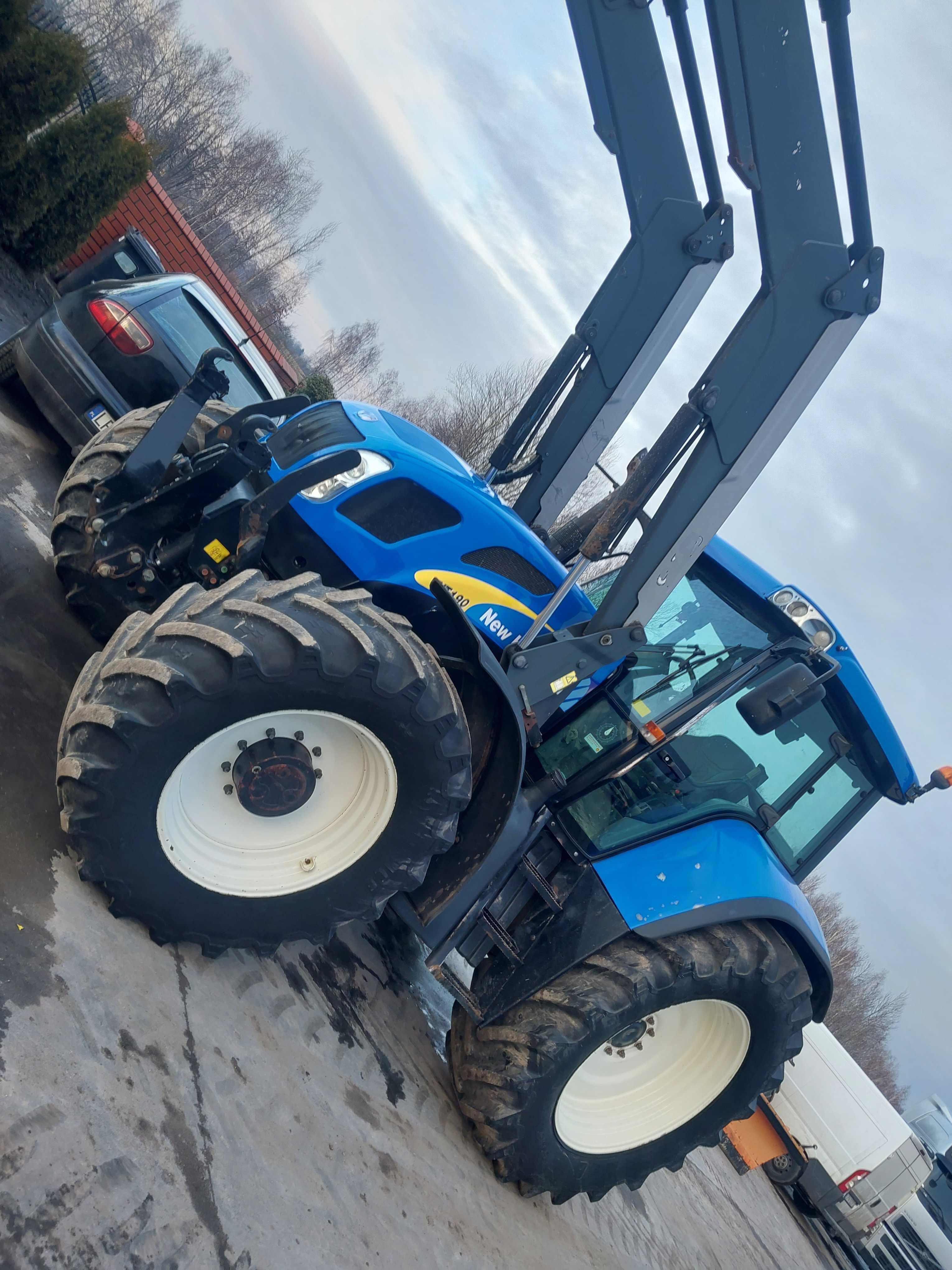 New Holland TVT 190 Ładowacz Quick Q75 Sprowadzony