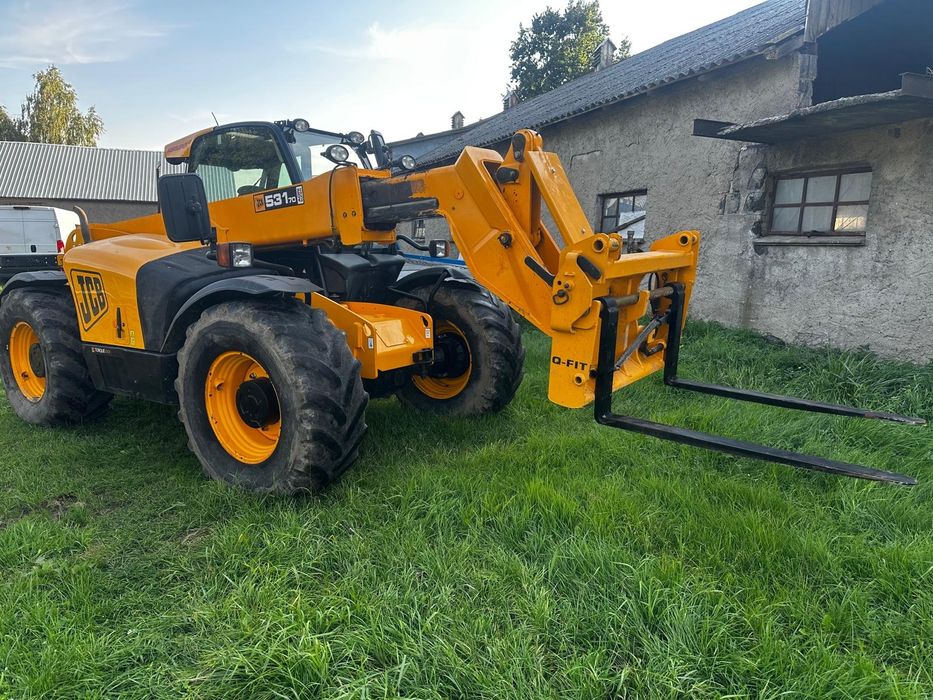 Ładowarka teleskopowa JCB.     Usługa. Wynajem.  Tanio