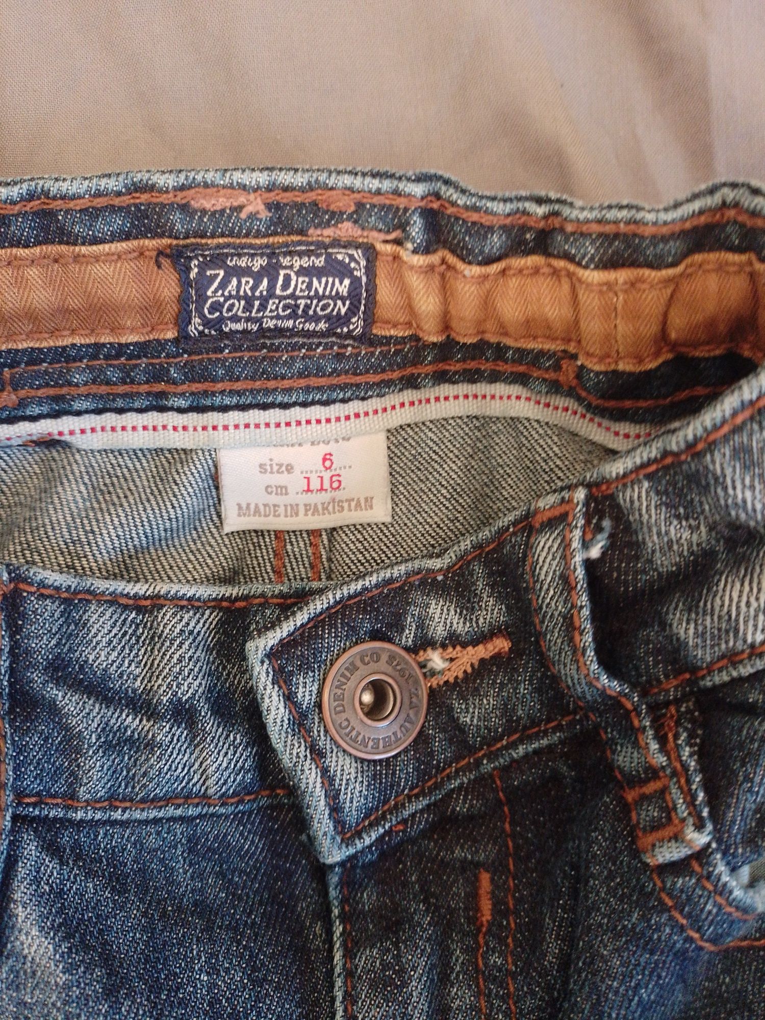 Spodnie denim Zara 116 cm