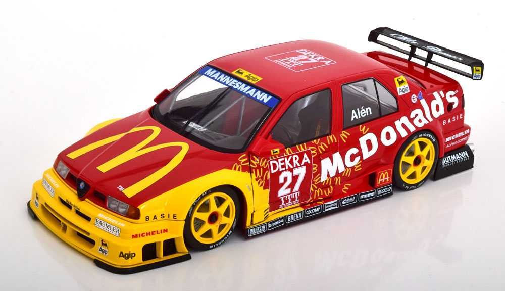 Model 1:18 Werk83 Alfa Romeo 155 V6 TI #27 McDonald's DTM ITC 1995