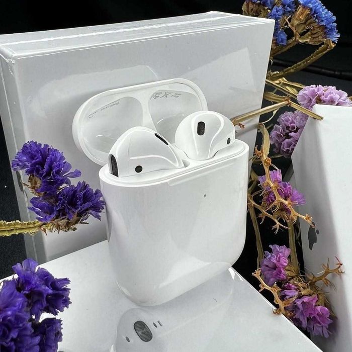 Беспроводные Наушники Airpods 2 наивысшего качества + чехол