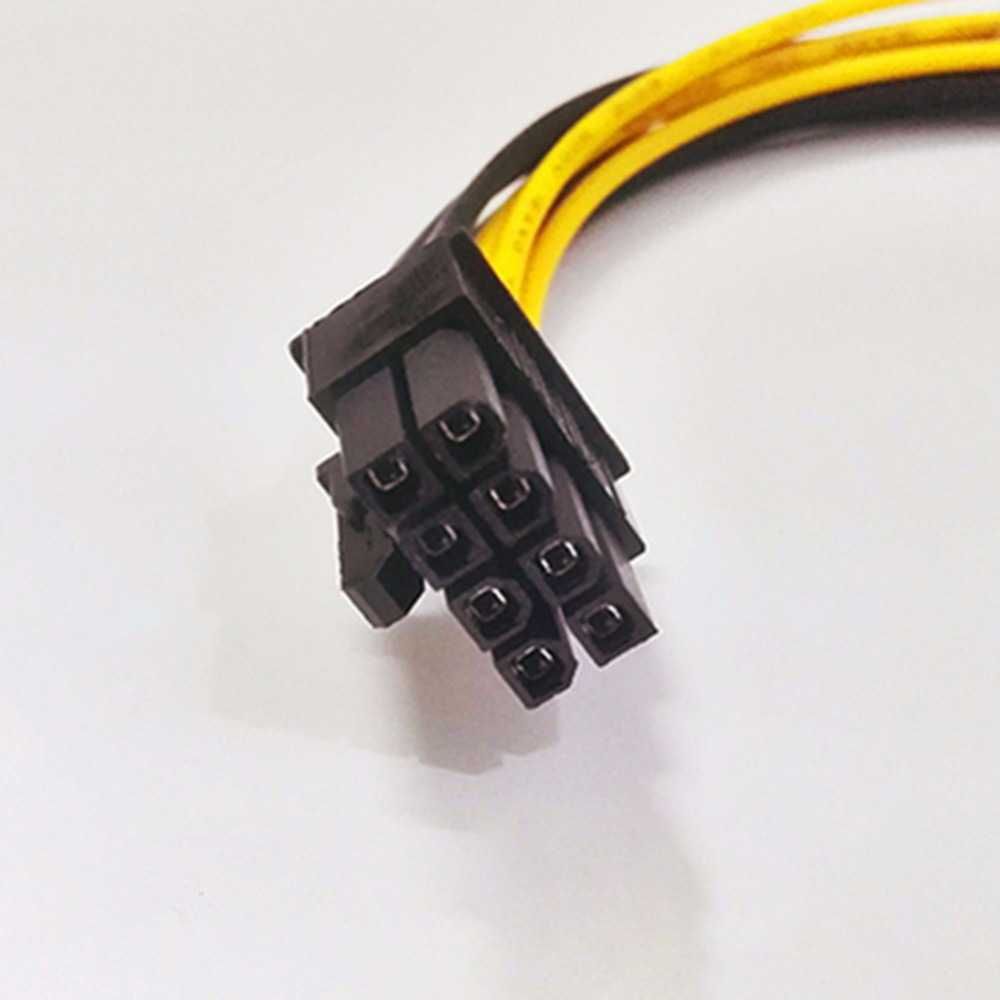 Dodatkowe zasilanie 8pin dla grafiki ze złączy 2x molex, adapter, 19cm