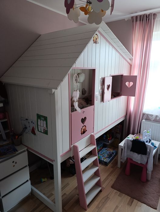 Łóżko domek dla małej  księżniczki