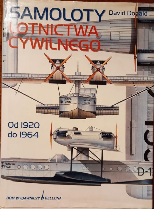 Samoloty lotnictwa cywilnego od 1920 - jedyna taka książka na olx !