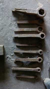 Ключи гаечные накидные короткие б/у от 17 до 46 мм рожковые рычажные
