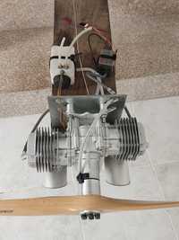 Aeromodelismo motor DLE 120cc