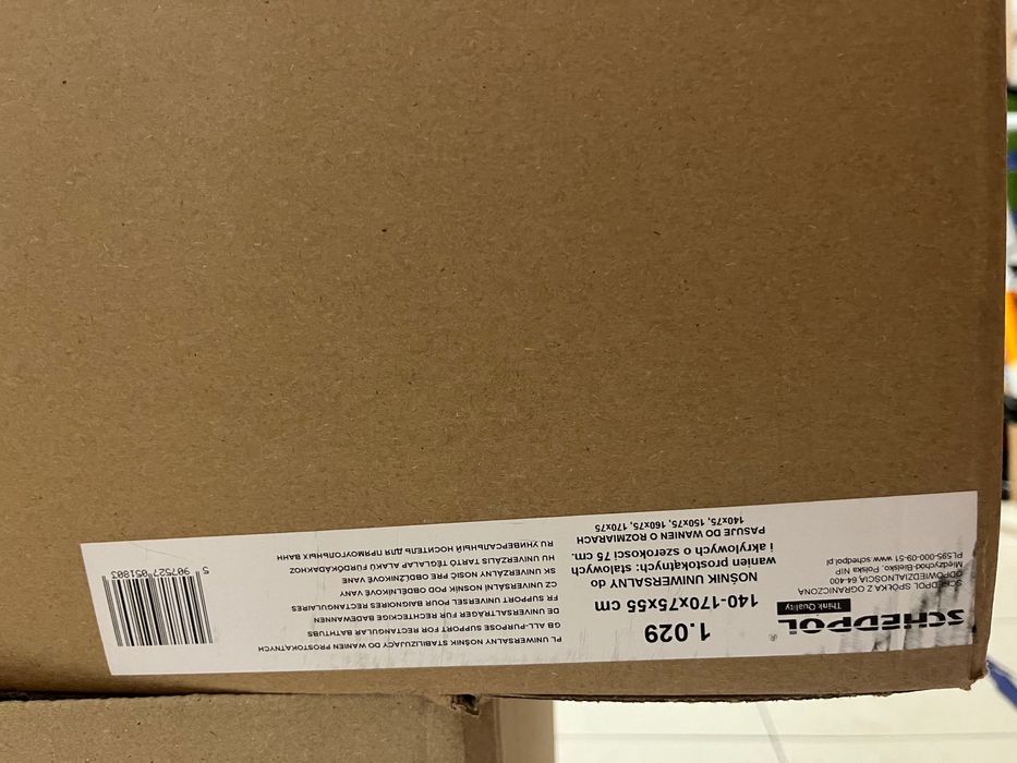 Nośnik styropianowy