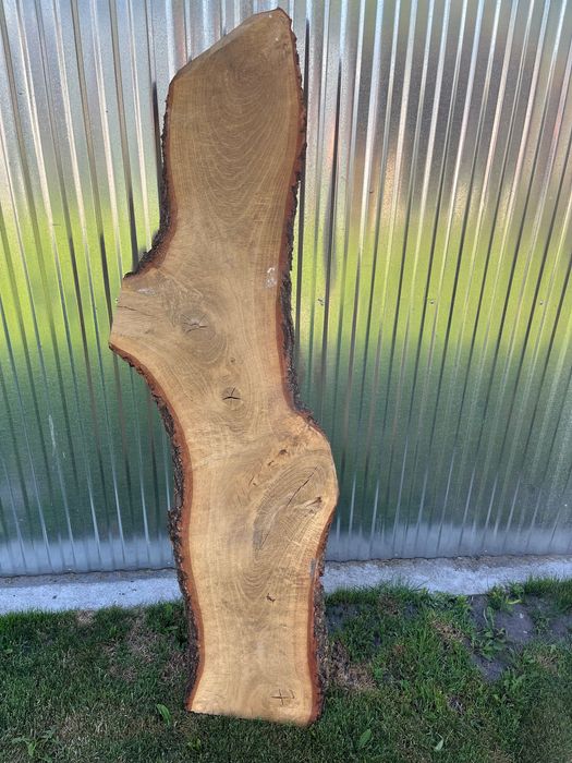 Deski dębowe suszone - naturalna krawedz