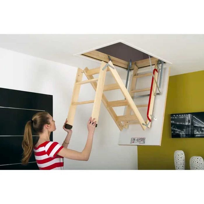 FAKRO schody strychowe LWK PLUS 60x120/280 3-segmentowe