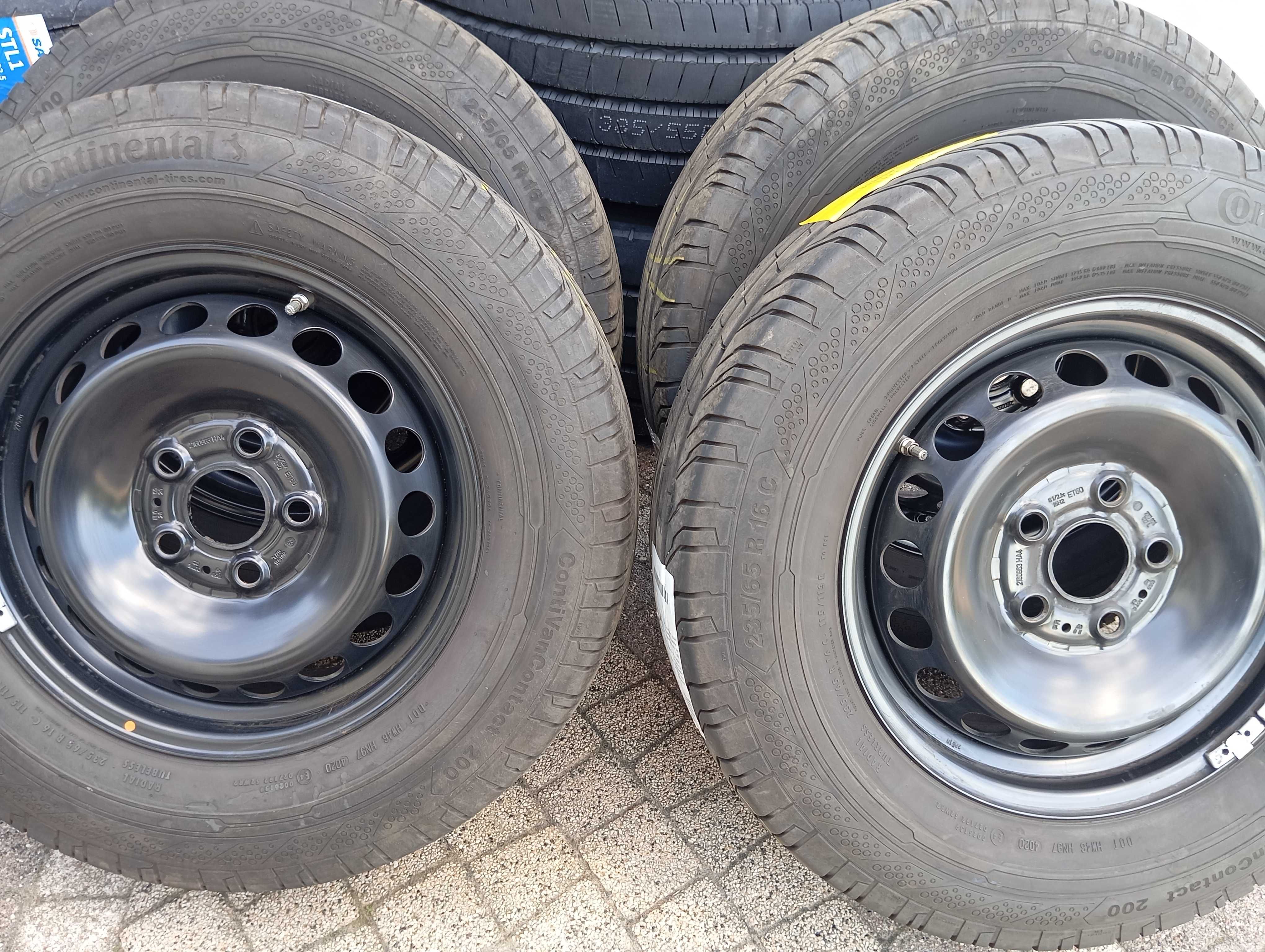 4x koła 16 5x120 236/65r16c Continental Crafter Man Demo