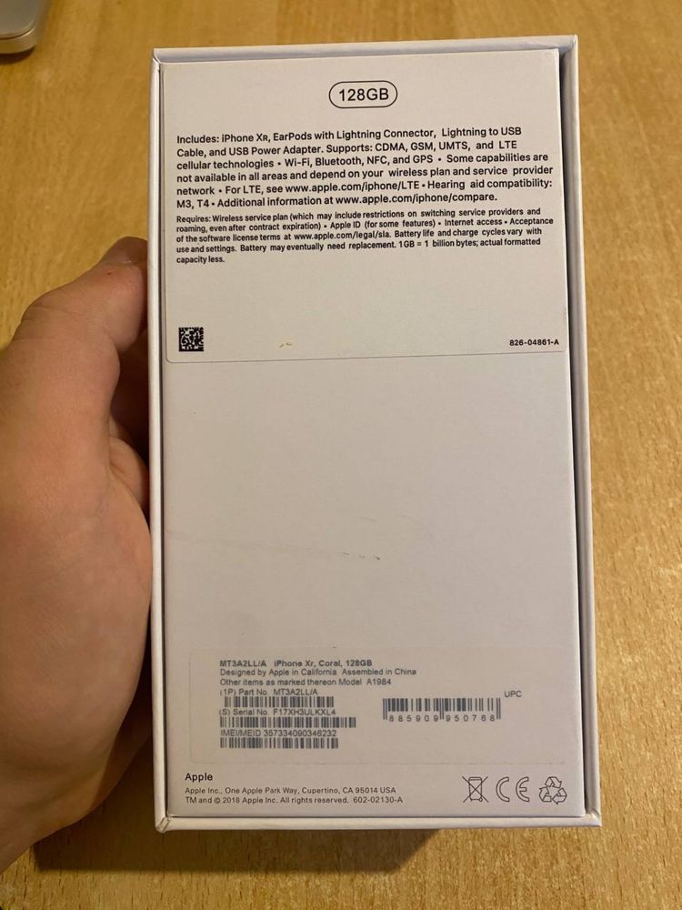 Apple iPhone Xr 128 gb Coral