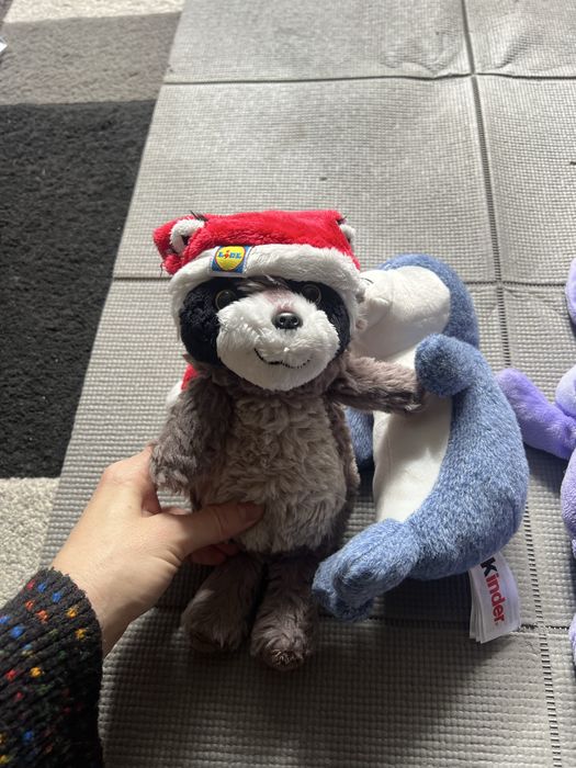 Maskotki szop, foka, królik, miś