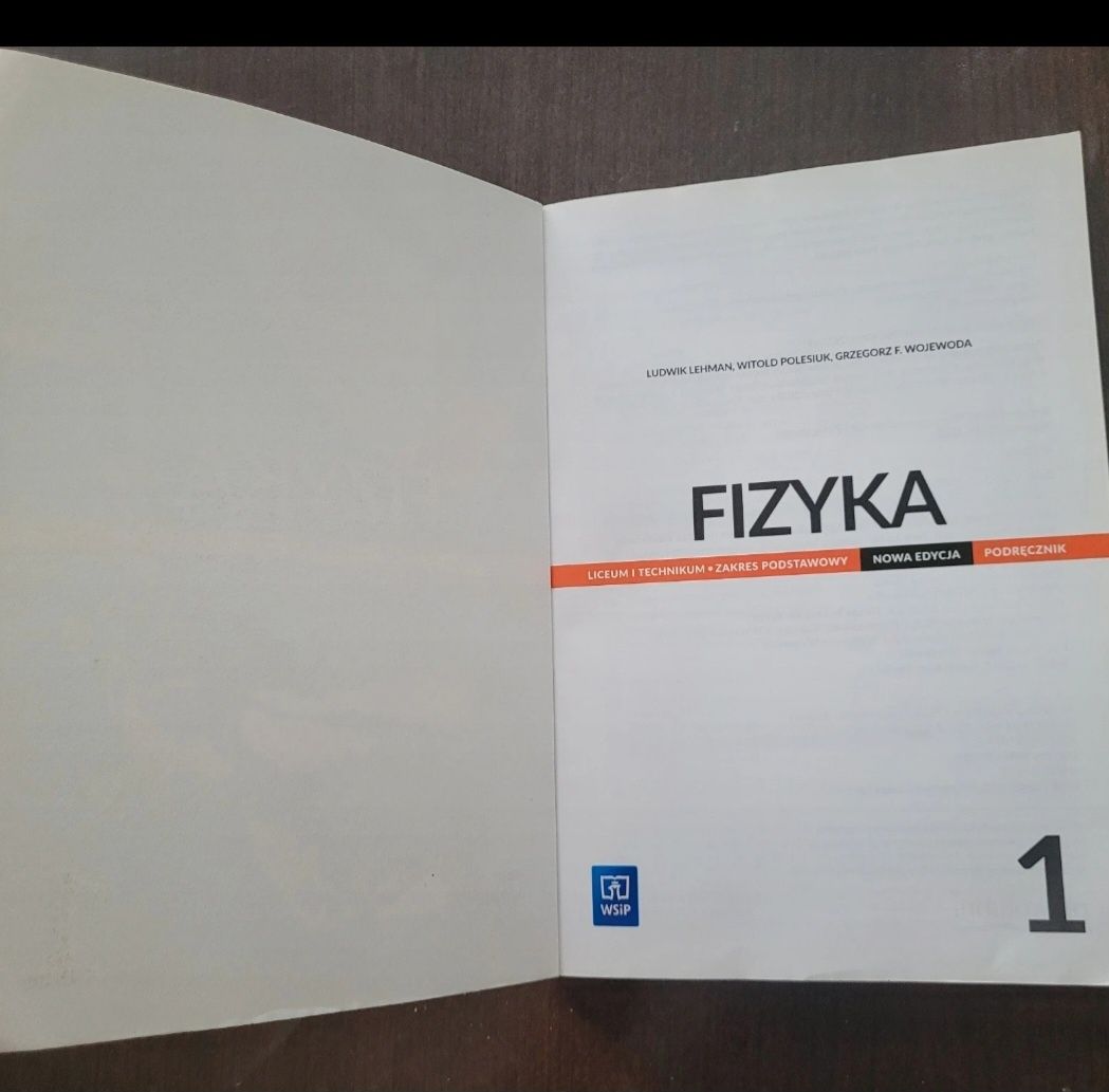Podręcznik do Fizyki kl.1 liceum technikum zakres podstawowy
