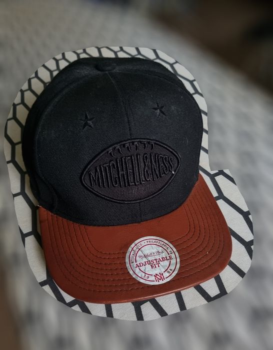 Mitchell & Ness M/L snapback skórzany daszek